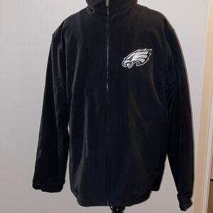 NFL EAGLES zippered jacket size - L